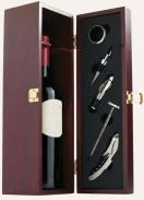 True Brands - Wine Accessory Wood Gift Box 0